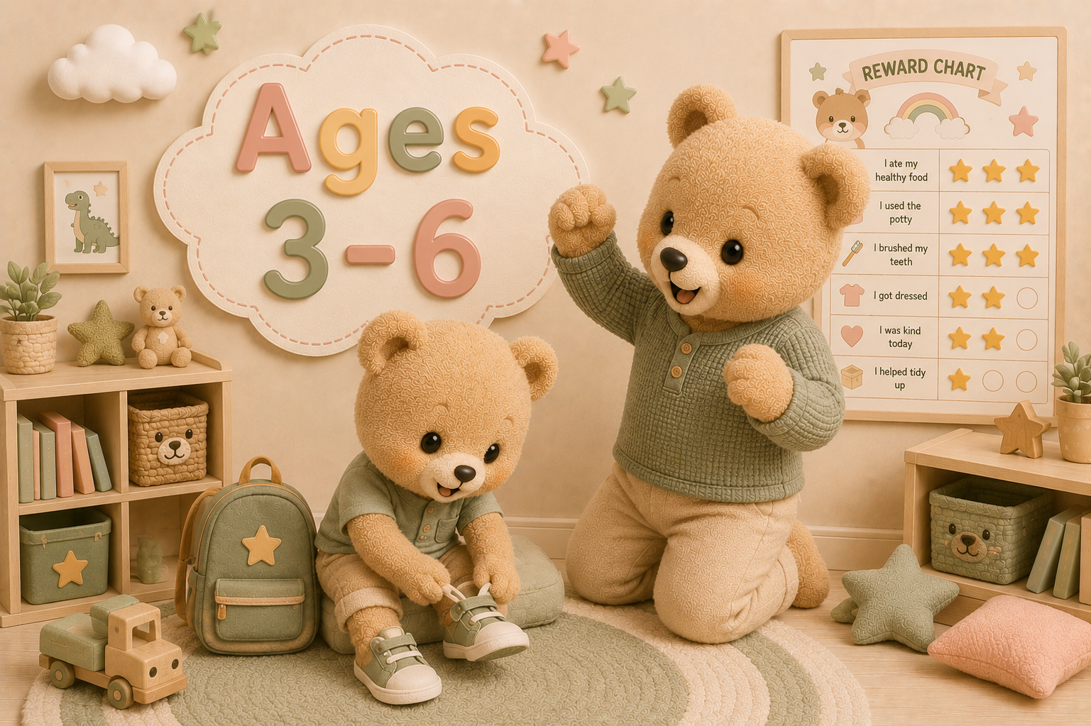 Ages 3-6.