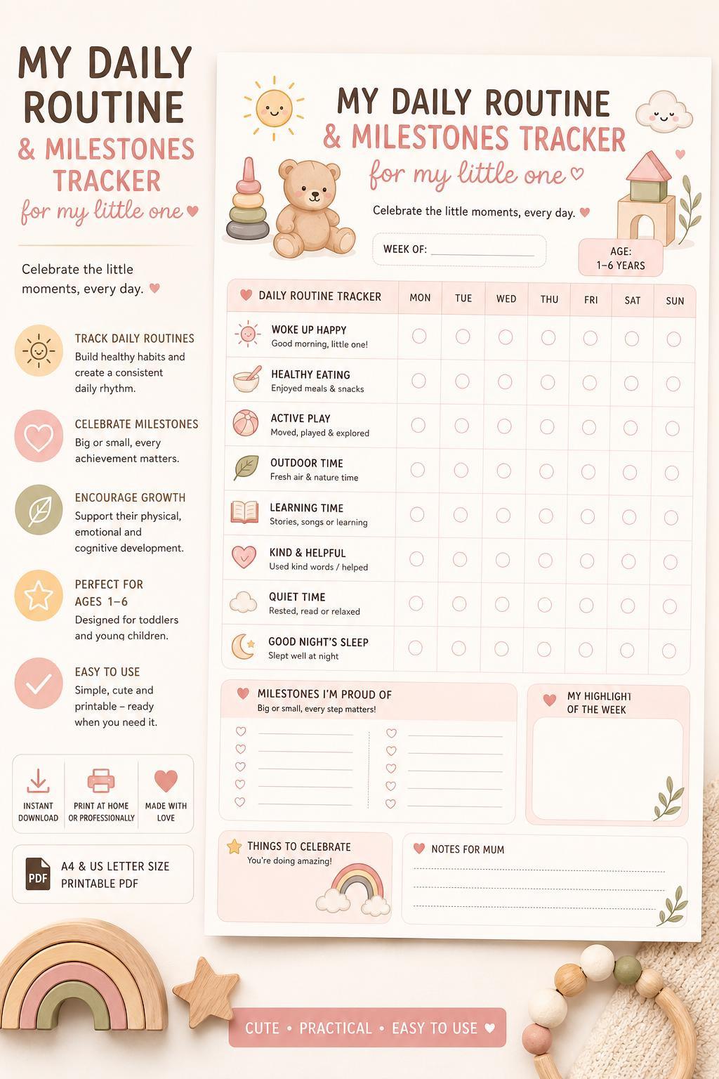 Visual Daily Routine Tracker.