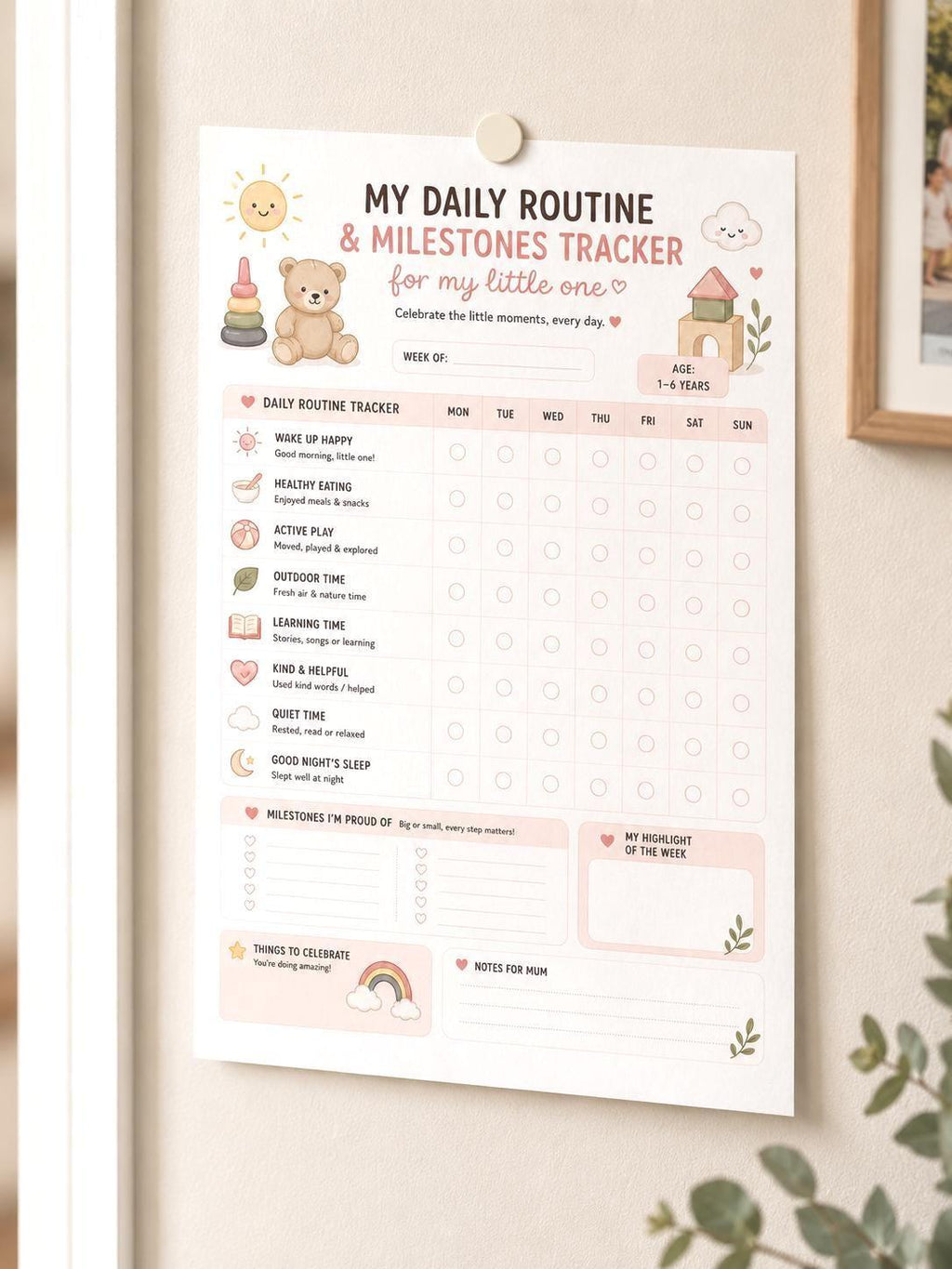 Visual Daily Routine Tracker.