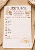 Toddler Visual Achievement Chore Reward Chart.