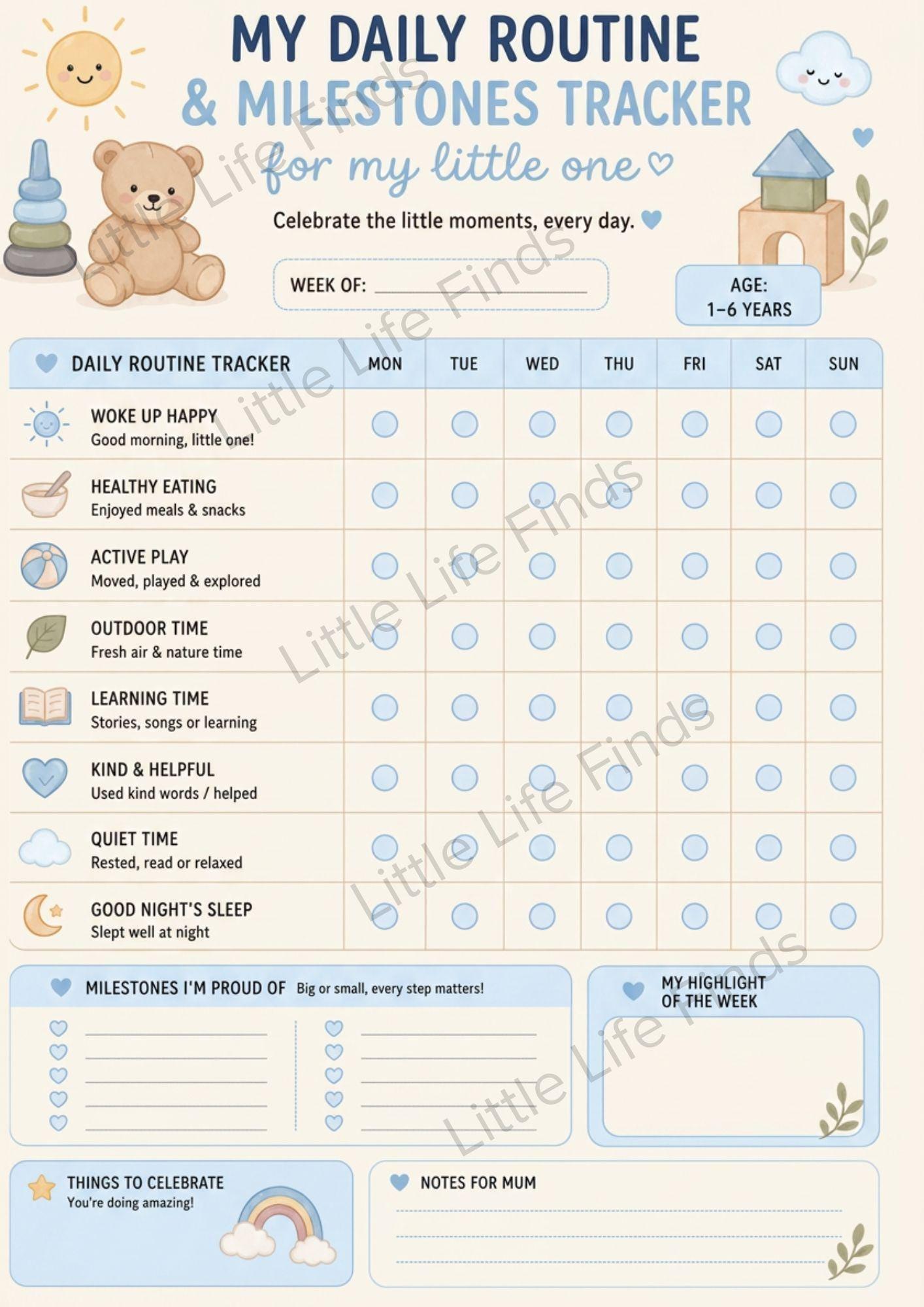 Visual Daily Routine Tracker.