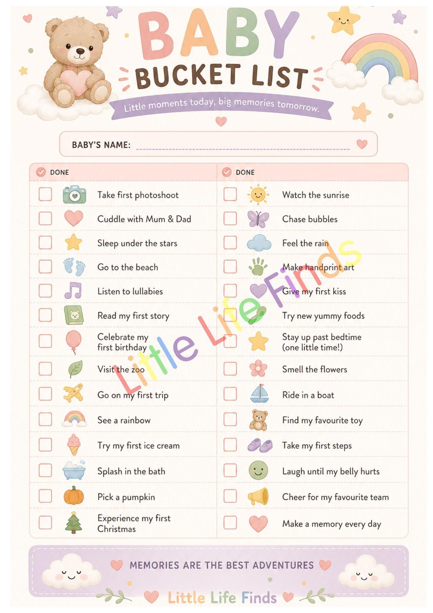 Newborn Bundle Tracker Charts | 12 Printable Organiser Pages (Digital Download).